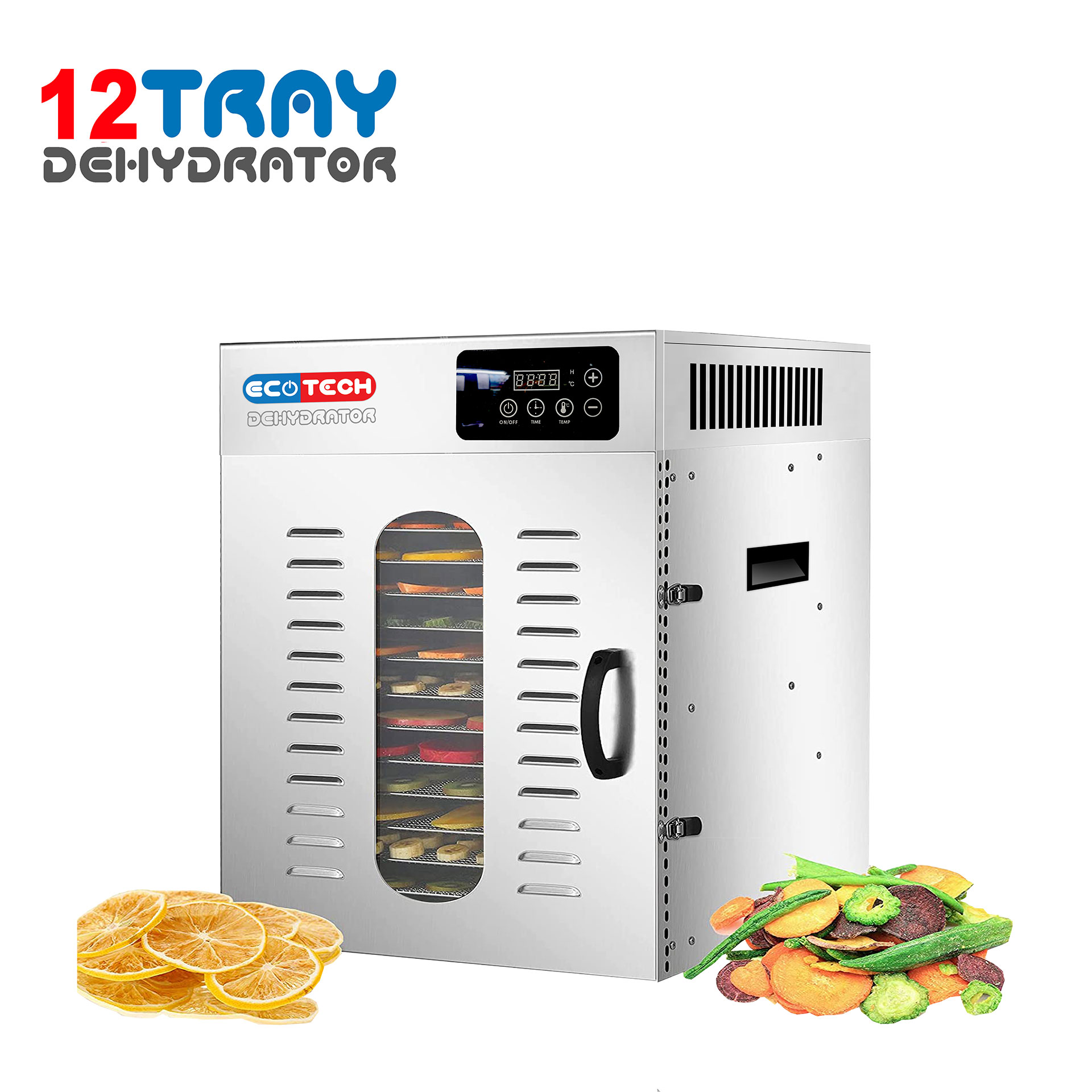 12 tray food dryer machine