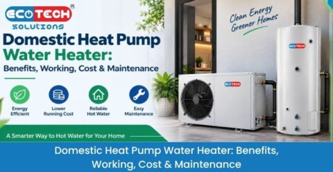 Domestic heat pump water heater for efficient home hot water