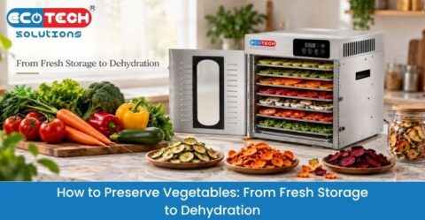 How to preserve vegetables using fresh storage and dehydration methods