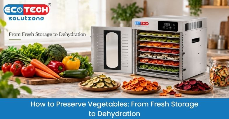 How to preserve vegetables using fresh storage and dehydration methods