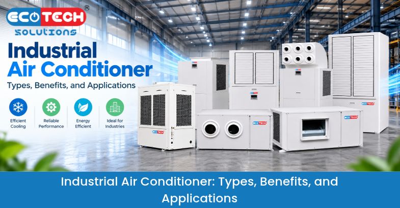 Industrial air conditioner for factory and warehouse cooling