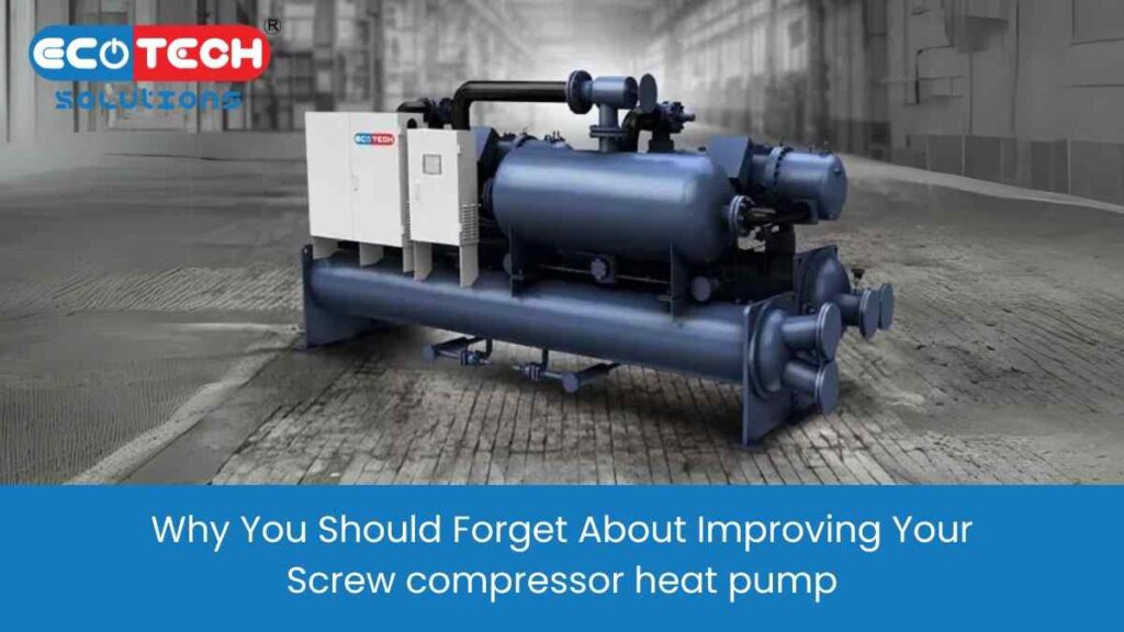 Industrial screw compressor heat pump system with high-efficiency cooling and heating technology